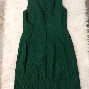 Talbots Black Label Green Sheath Dress size 12